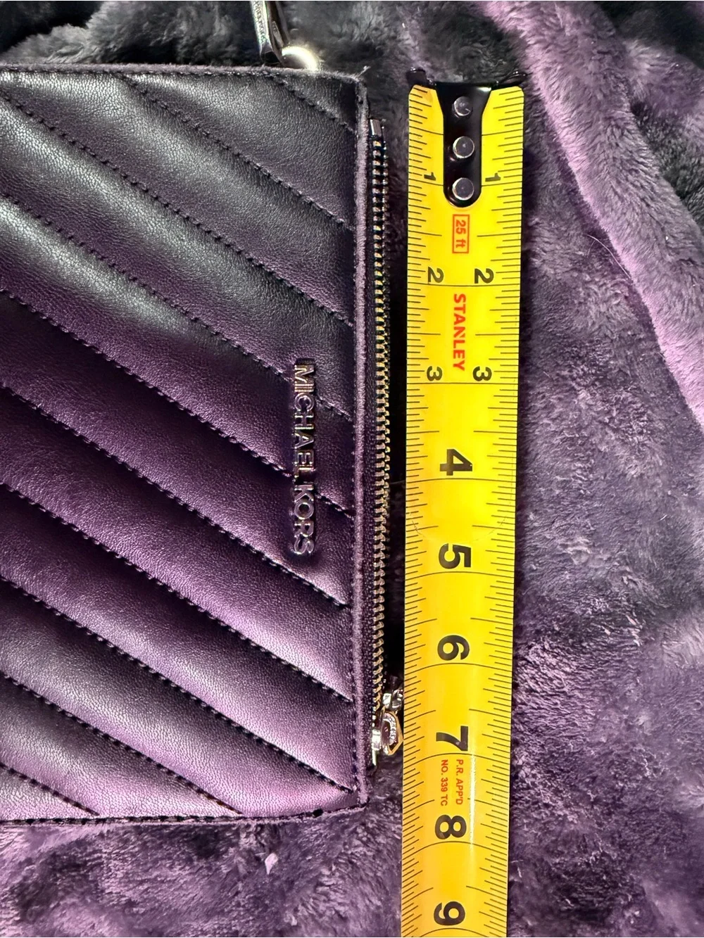 Michael Kors Black Quilted Leather Wristlet Wallet